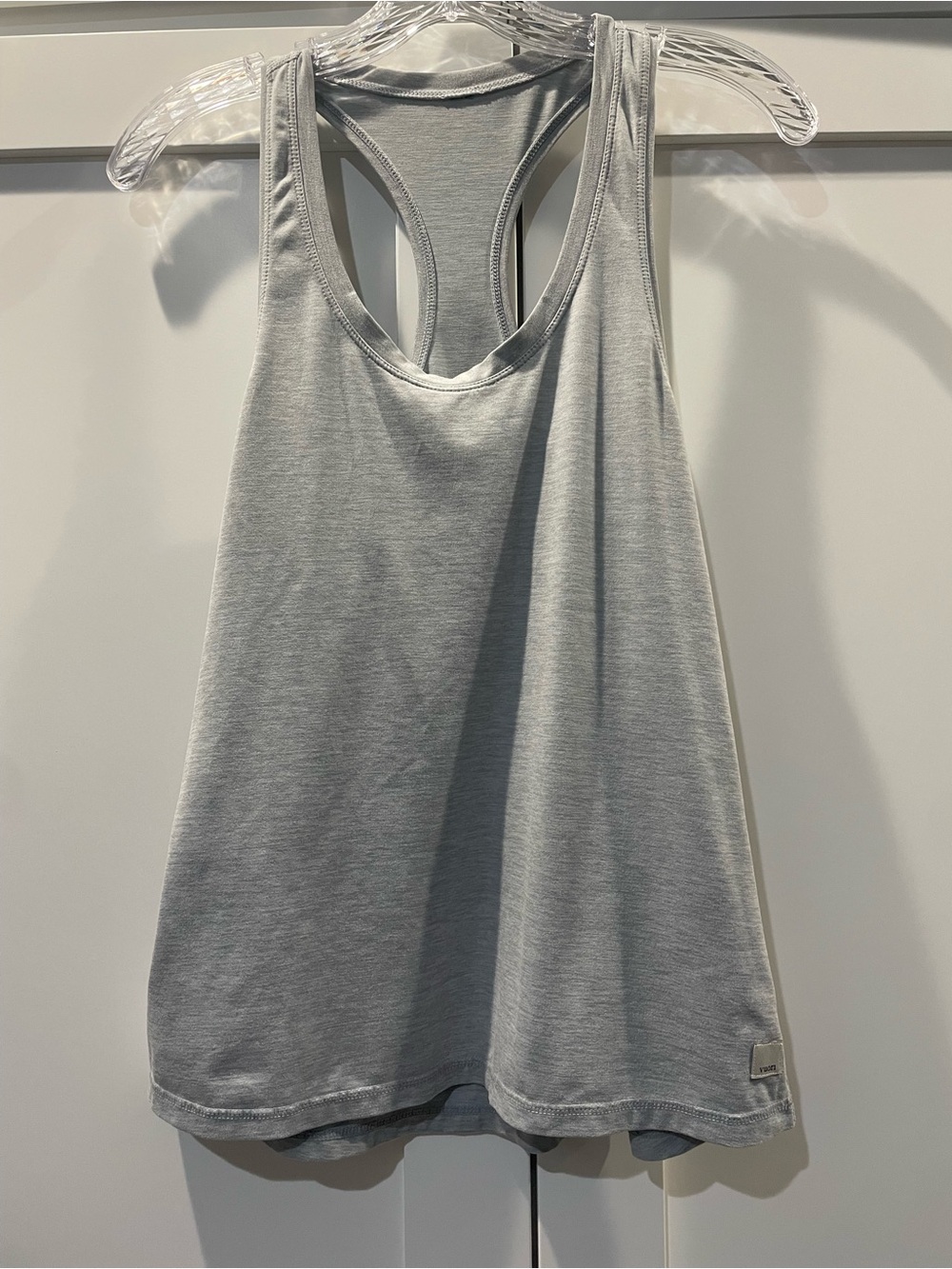 Women's Vuori Light Gray Racerback Tank Top